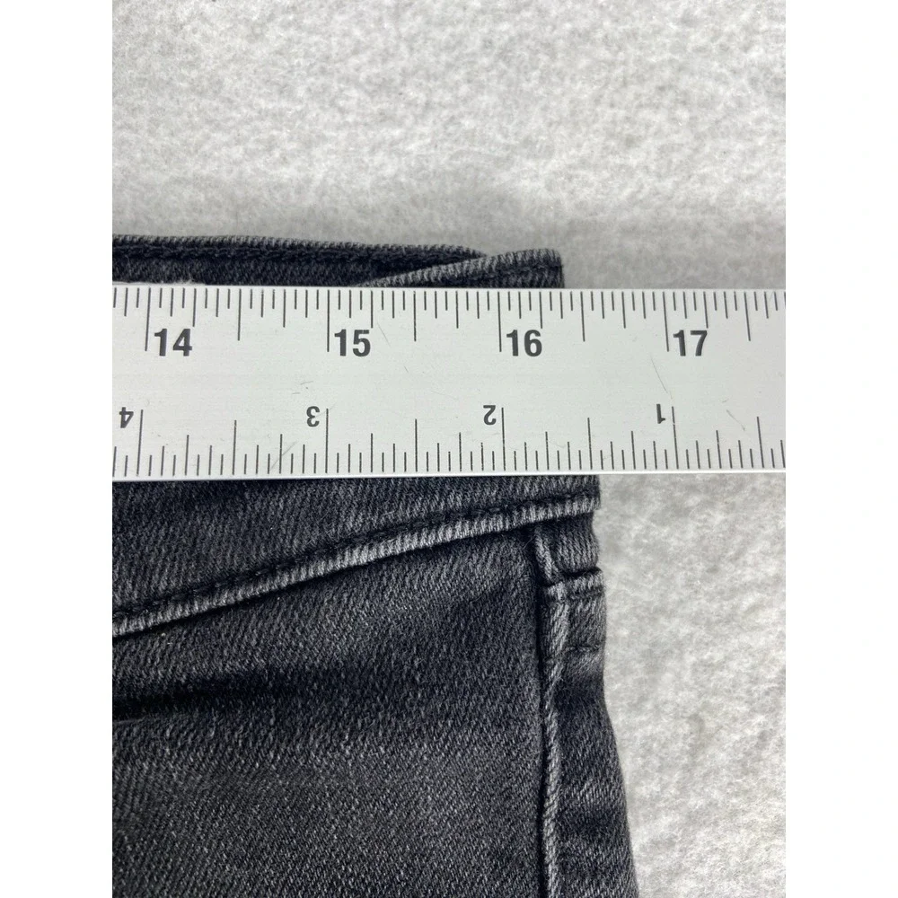 Rag & Bone Fit 2 Jeans Men's 33x34 Rock Black Slim Button Fly Denim Stretch